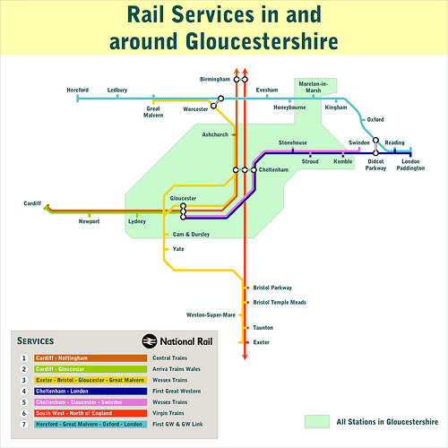 Local authority train / rail maps